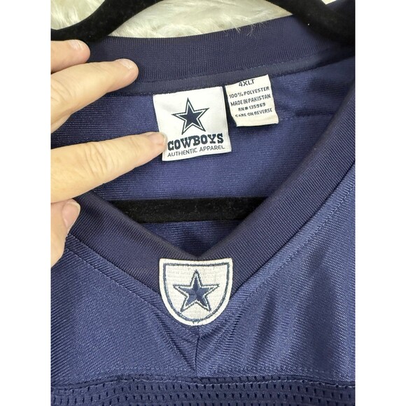 Dallas Cowboys Dak Prescott #4 Mesh Jersey Navy Blue 4XLT NFL Fan Apparel - Picture 4 of 7